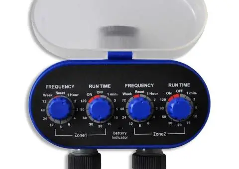 Temporizator electronic automat irigare grădină 2 orificii de evacuare - 4/5