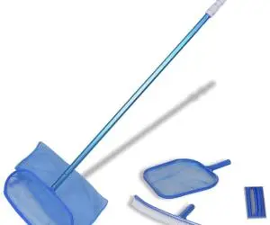 Set de curățare a piscinei 1 perie 2 skimmere 1 tub telescopic