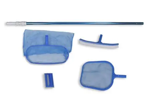 Set de curățare a piscinei 1 perie 2 skimmere 1 tub telescopic - 2/5