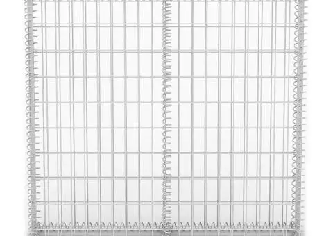 Coș gabion cu capace, sârmă galvanizată, 100 x 100 x 30 cm - 5/5