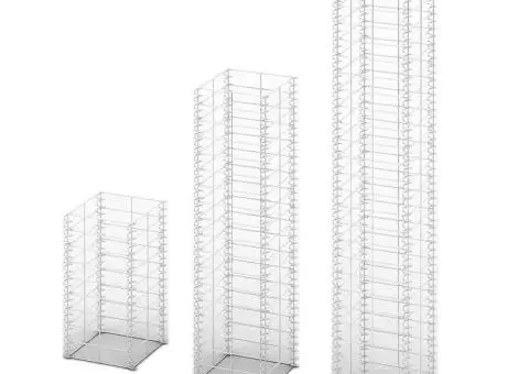 Set gabioane, 3 buc, sârmă galvanizată - 2/4