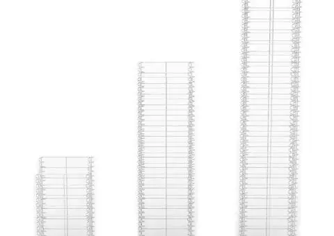 Set gabioane, 3 buc, sârmă galvanizată - 3/4