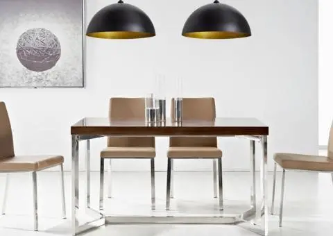 Lustră 2 buc, înălțime reglabilă, semisferică, negru - 4/5