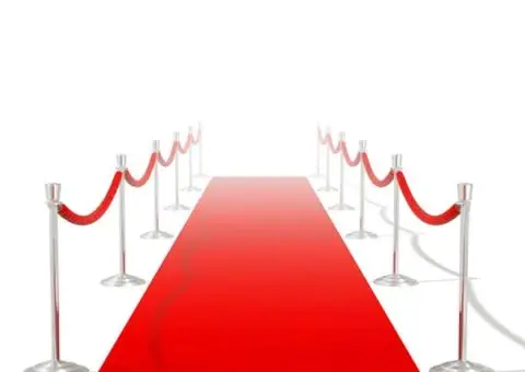 Covor roșu 1 x 20 m, extra greu, 400 g/m2 - 1/5