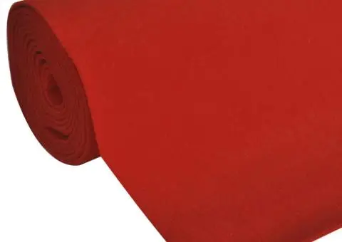 Covor roșu 1 x 20 m, extra greu, 400 g/m2 - 2/5