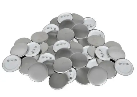 Piese ecuson cu agrafă de prindere pe spate, 500 buc., 44 mm - 1/3