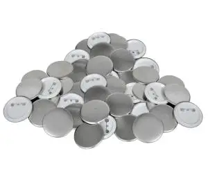 Piese ecuson cu agrafă de prindere pe spate, 500 buc., 44 mm