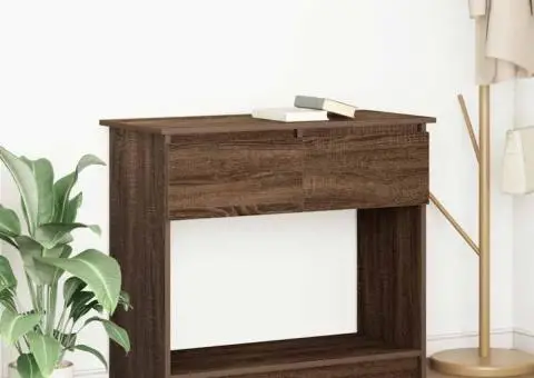 Consolă cu sertare Stejar maro 85,5x38,5x74,5 cm - 1/5