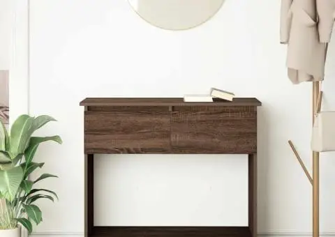 Consolă cu sertare Stejar maro 85,5x38,5x74,5 cm - 3/5