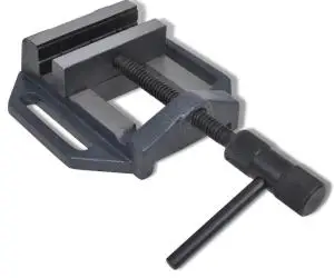 vidaXL Menghină pentru mașină de găurit, acționare manuală, 90 mm