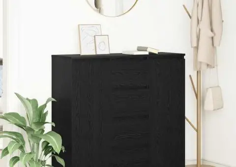 Bufetă cu sertare Stejar negru 100,5x35x98,5 cm Lemn prelucrat - 1/5