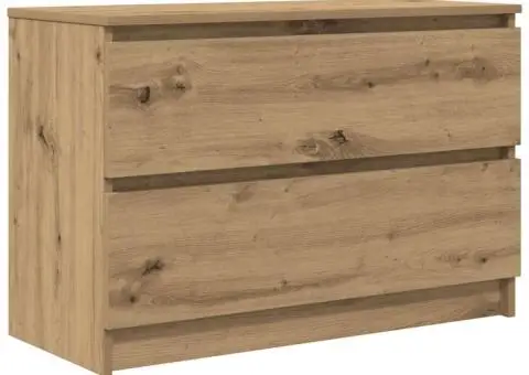 Dulap TV Artisan Stejar 80x35x54 cm Lemn prelucrat - 2/5