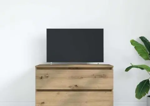 Dulap TV Artisan Stejar 80x35x54 cm Lemn prelucrat - 3/5