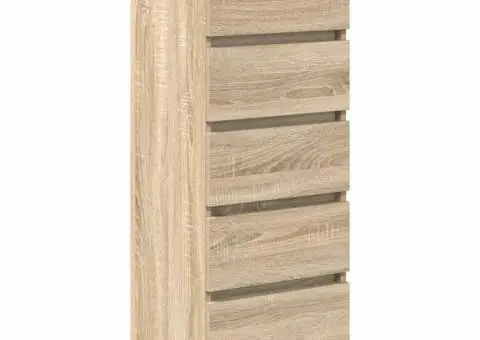 Bufetă cu sertare Stejar Sonoma 37,5x35x99 cm Lemn prelucrat - 2/5