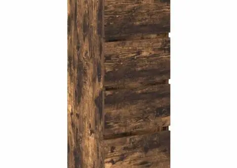 Bufetă Stejar afumat 37,5x35x99 cm Lemn prelucrat - 4/5