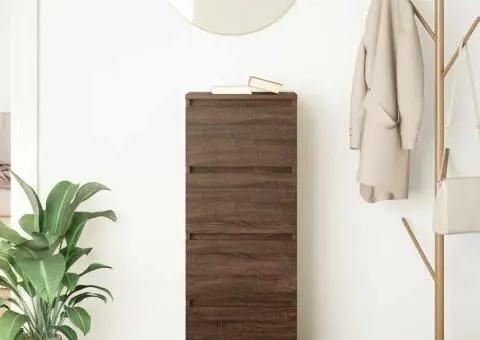 Bufetă Stejar maro 37,5x35x99 cm Lemn prelucrat - 3/5