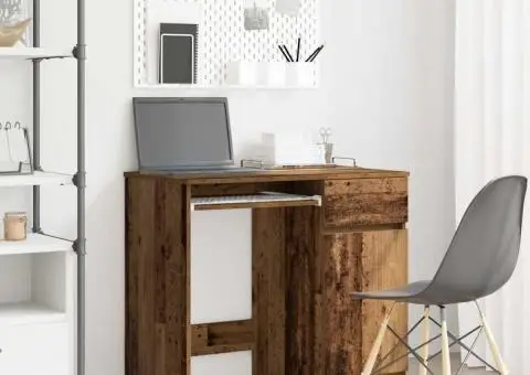 Birou lemn vechi 86x49x76 cm lemn prelucrat - 1/5