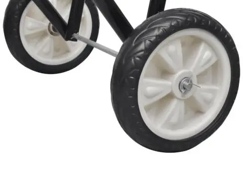 Suport de șa pliabil din metal, cu roți - 4/5