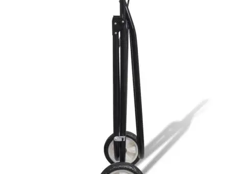 Suport de șa pliabil din metal, cu roți - 5/5