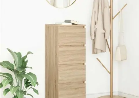 Bufetă Stejar Sonoma 37,5x35x99 cm Lemn prelucrat - 1/5