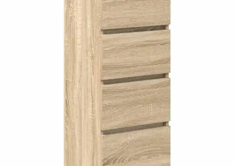 Bufetă Stejar Sonoma 37,5x35x99 cm Lemn prelucrat - 2/5