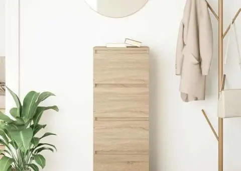 Bufetă Stejar Sonoma 37,5x35x99 cm Lemn prelucrat - 3/5