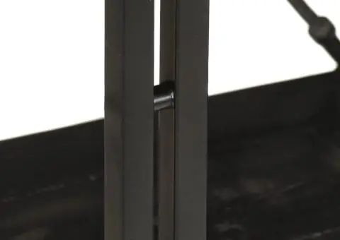 Bibliotecă cu 3 rafturi, negru, 60x30x80 cm, lemn masiv mango - 4/5