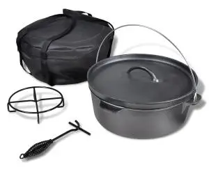 Cratiță din fontă cu accesorii 11,3 L