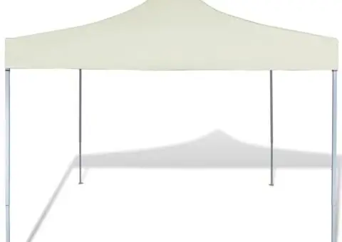 41463 Cream Foldable Tent 3 x 3 m - 2/5