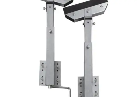 Set de 2 suporturi cu bară solidă pentru remorcă barcă 63 - 88 cm - 1/5