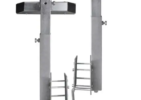 Set de 2 suporturi cu bară solidă pentru remorcă barcă 63 - 88 cm - 5/5