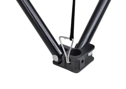 Masă de camping pliabilă, verde închis - 4/5