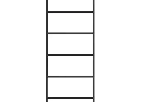 Ușă glisantă cu set de feronerie neagră 76x205 cm Sticlă ESG - 2/5