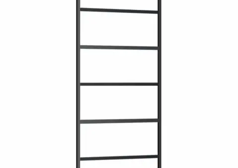 Ușă glisantă cu set de feronerie neagră 76x205 cm Sticlă ESG - 5/5