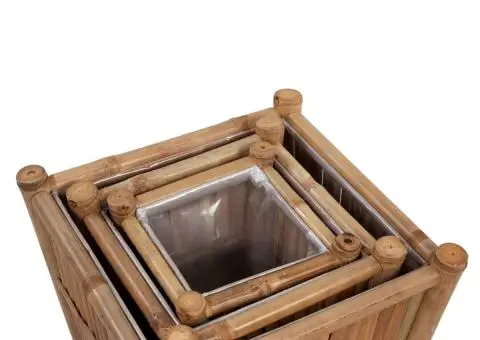 Strat înălțat din bambus cu căptușeală din nailon, 3 buc. - 4/5