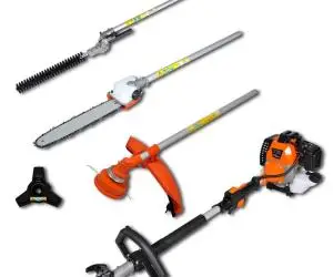 vidaXL Unealtă 4-în-1 trimmer iarbă & arbuști, drujbă, motocoasă