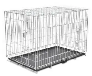 vidaXL Cușcă pentru câini pliabilă, metal, XXL