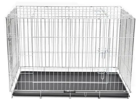 Cușcă pentru câini pliabilă, metal, XXL - 2/4