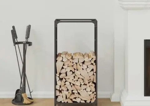 Suport pentru lemne de foc negru Oțel laminat la rece - 3/5