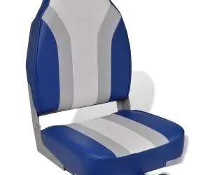 vidaXL Scaun pliabil cu spătar înalt pentru barcă