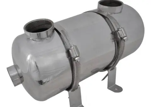 Schimbător de căldură pentru piscină 355 x 134 mm 40 kW - 1/5