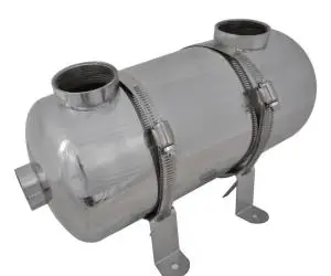 Schimbător de căldură pentru piscină 355 x 134 mm 40 kW