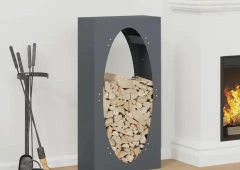 Suport pentru lemne de foc Antracit Oțel laminat la rece - 1/5
