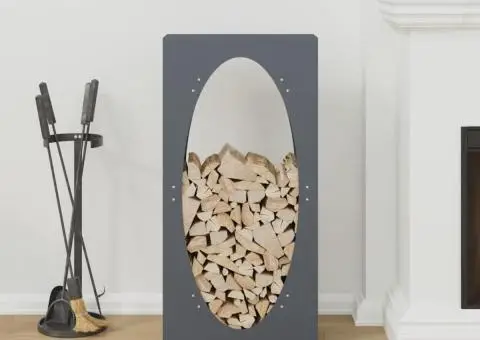 Suport pentru lemne de foc Antracit Oțel laminat la rece - 3/5