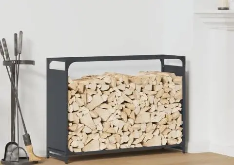Suport pentru lemne de foc Antracit Oțel laminat la rece - 1/5