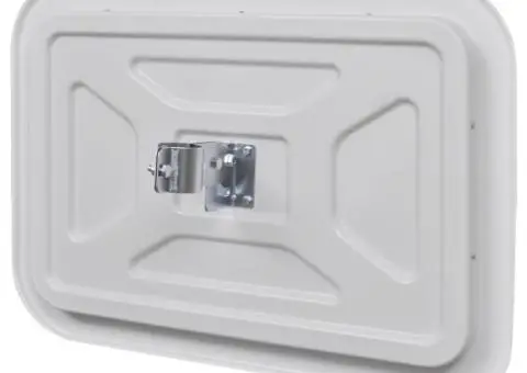 Oglindă de trafic convexă dreptunghiulară, 40 x 60 cm, cu reflectoare - 4/5