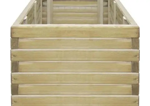 Strat înălțat, 100 x 50 x 40 cm, lemn, dreptunghiular - 3/4