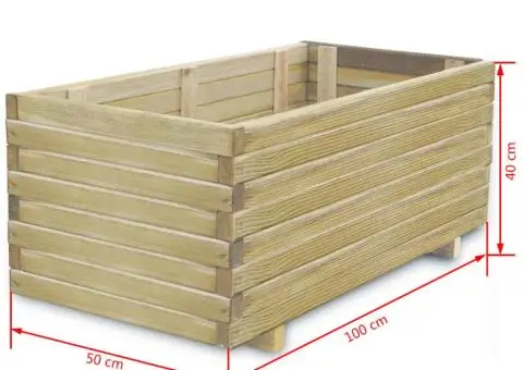Strat înălțat, 100 x 50 x 40 cm, lemn, dreptunghiular - 4/4