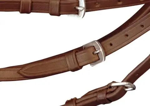 Căpăstru cu frâu și zăbală pentru ponei, piele, maro - 4/5