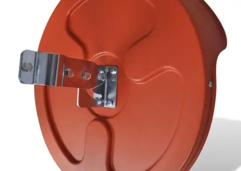 Oglindă de trafic convexă, portocaliu, 45 cm, plastic PC, de exterior - 5/5